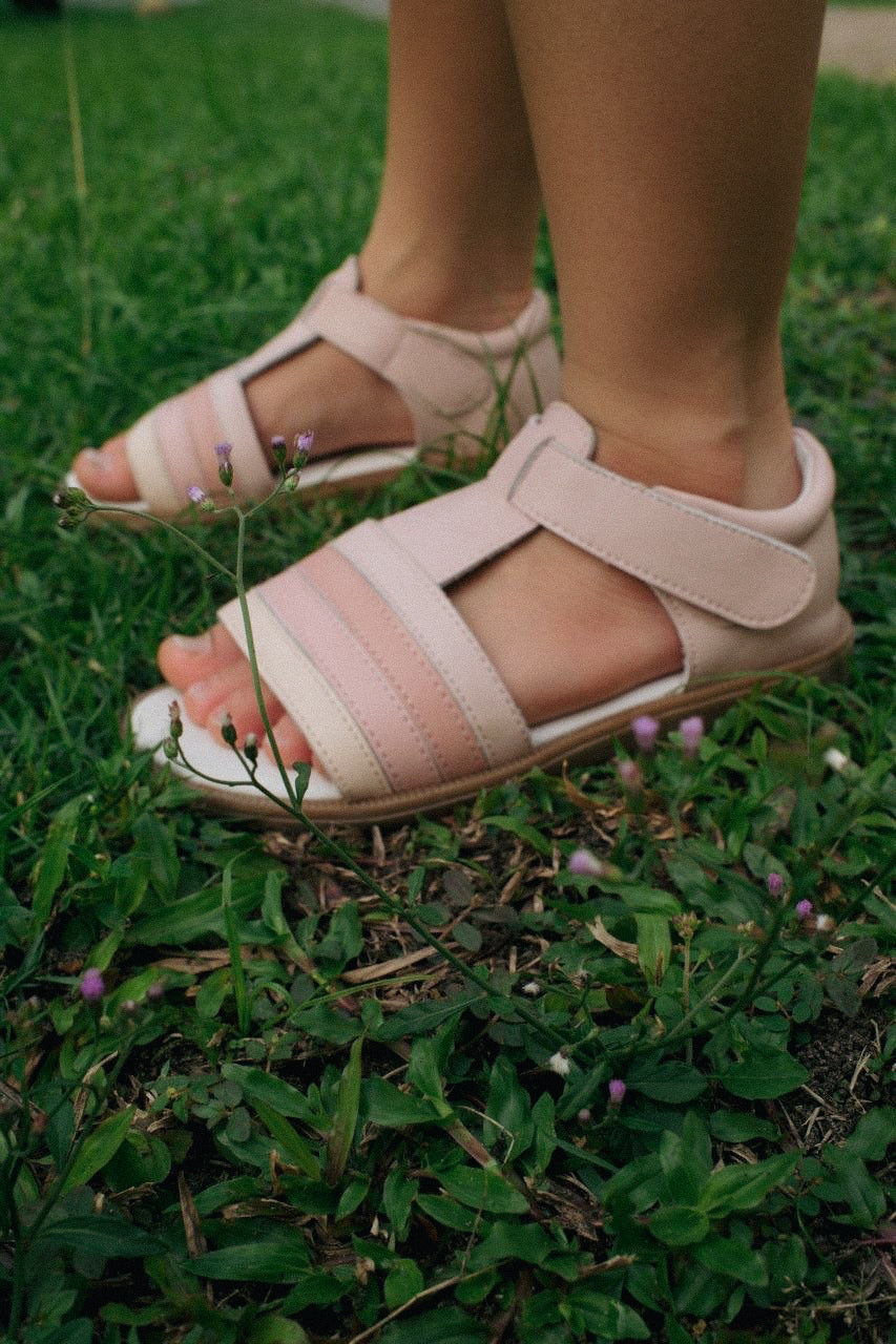 Tilly Sandals in Blush Pink