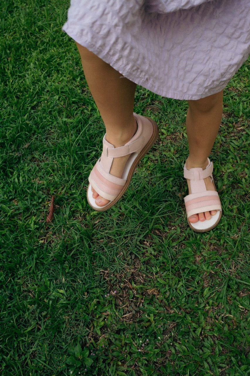 Tilly Sandals in Blush Pink