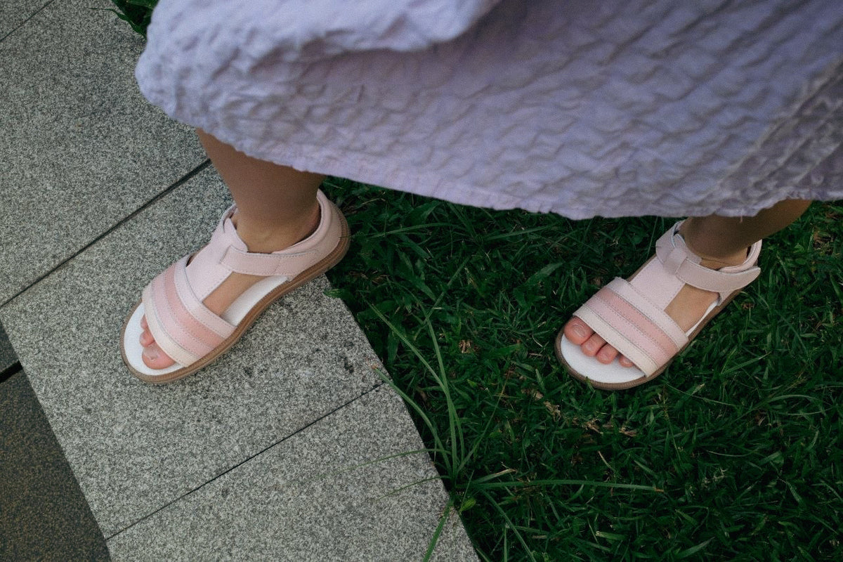 Tilly Sandals in Blush Pink
