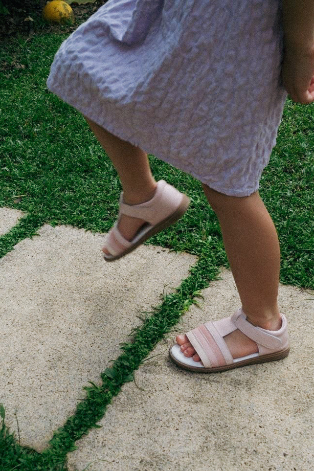 Tilly Sandals in Blush Pink