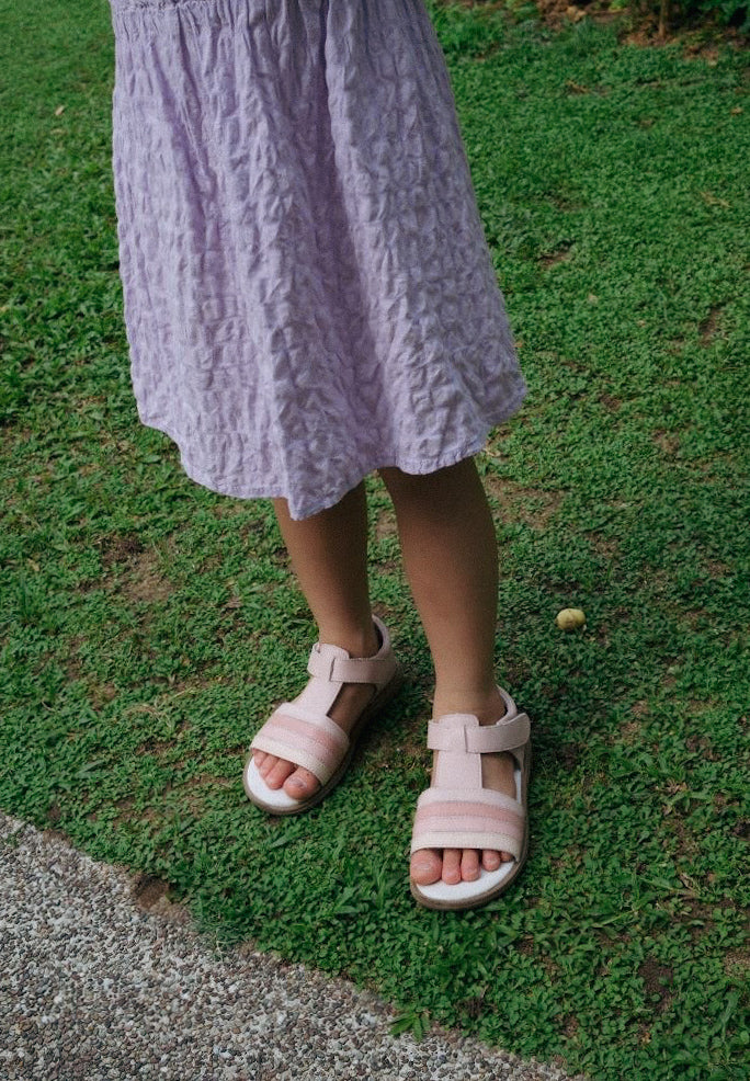 Tilly Sandals in Blush Pink